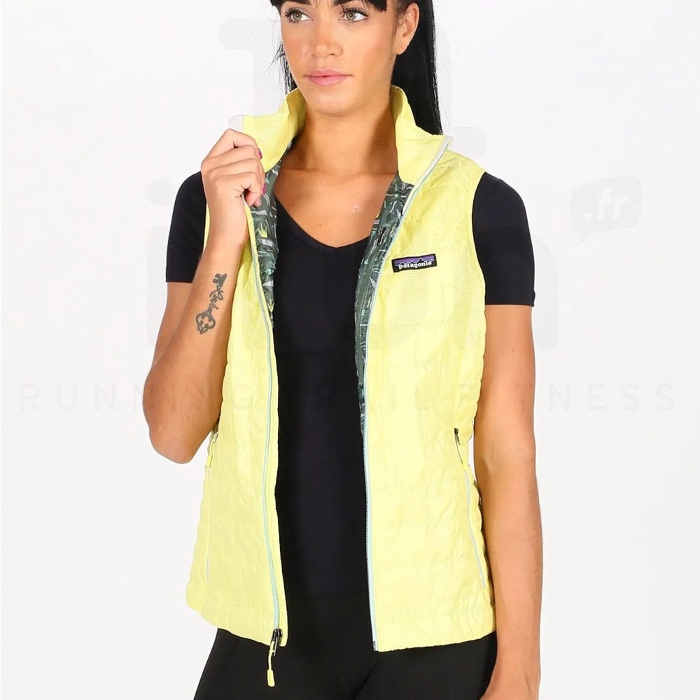 Patagonia Nano Puff Yellow Quilted Vest